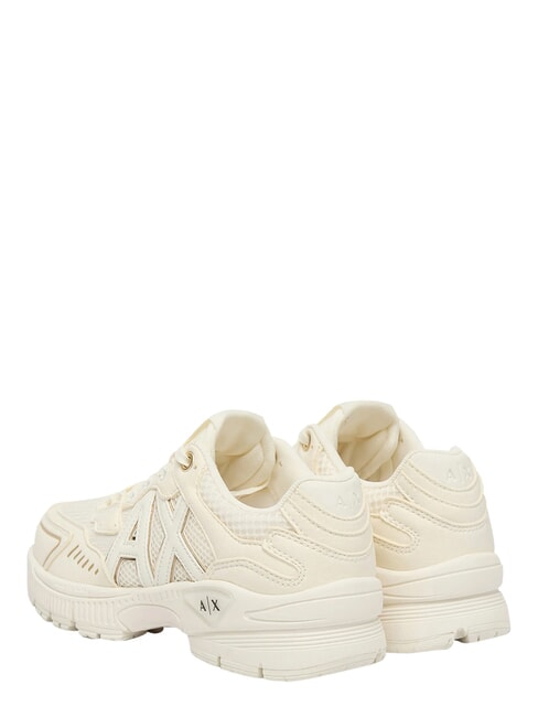 SPEED Adidași alb-gălbui + auriu pal - Pantofi unisex