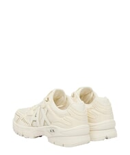 ARMANI EXCHANGE SPEED Adidași alb-gălbui + auriu pal - Pantofi unisex - 4