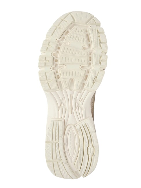 SPEED Adidași alb-gălbui + auriu pal - Pantofi unisex