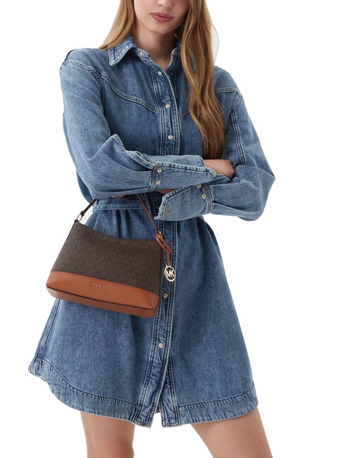 ANDIE Geantă de umăr brun/ghindă - Genți femei