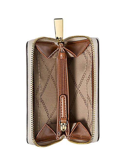 JET SET Suport pentru carduri cu portofel pentru monede vanilie/acrn - Portofele femei