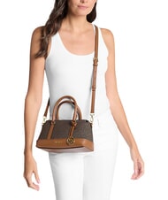 MICHAEL KORS ANDIE Geantă de m&acirc;nă, cu curea de umăr brun/ghindă - Genți femei - 2