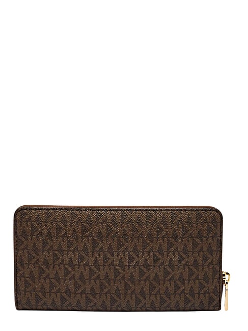 JET SET Portofel cu fermoar brun/ghindă - Portofele femei
