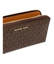 MICHAEL KORS JET SET Portofel cu fermoar brun/ghindă - Portofele femei - 4