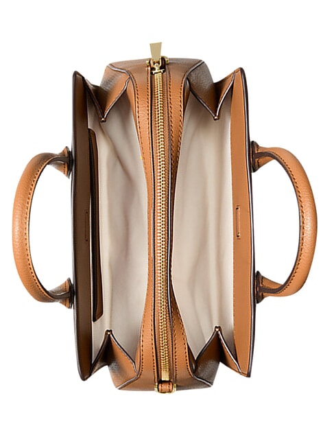 LAILA Geantă de m&acirc;nă, cu curea de umăr brun/ghindă - Genți femei