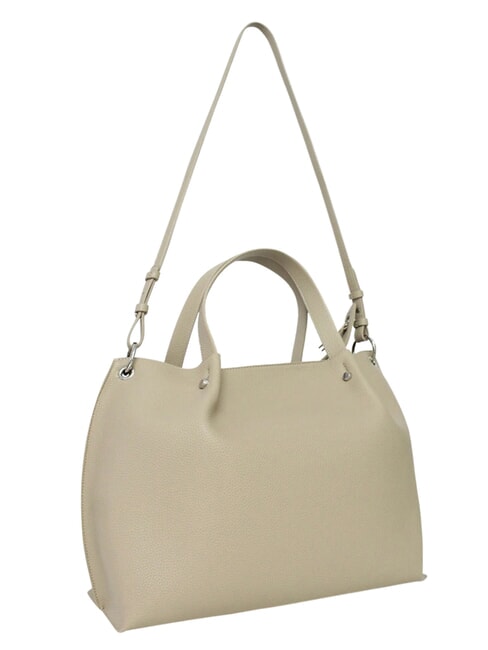 MILA Geantă de m&acirc;nă, cu curea de umăr nisip - Genți femei