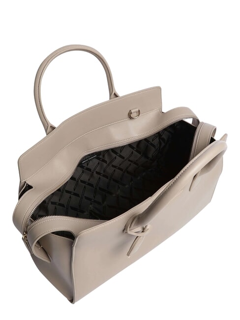 AMELIE Geantă de cumpărături cu curea de umăr nisip - Genți femei