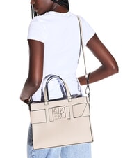 ARMANI EXCHANGE A|X BUCKLE Cumpărător manual, cu curea de umăr - Genți femei