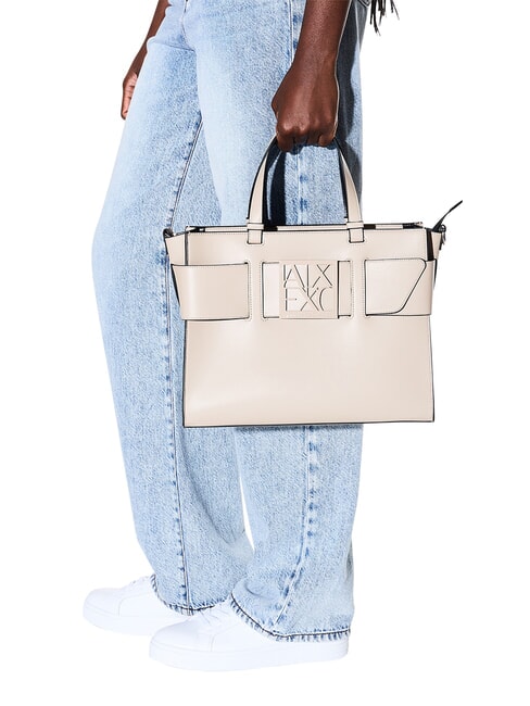 A|X BUCKLE Cumpărător manual, cu curea de umăr nisip - Genți femei