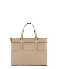 ARMANI EXCHANGE A|X BUCKLE Cumpărător manual, cu curea de umăr nisip - Genți femei - 4