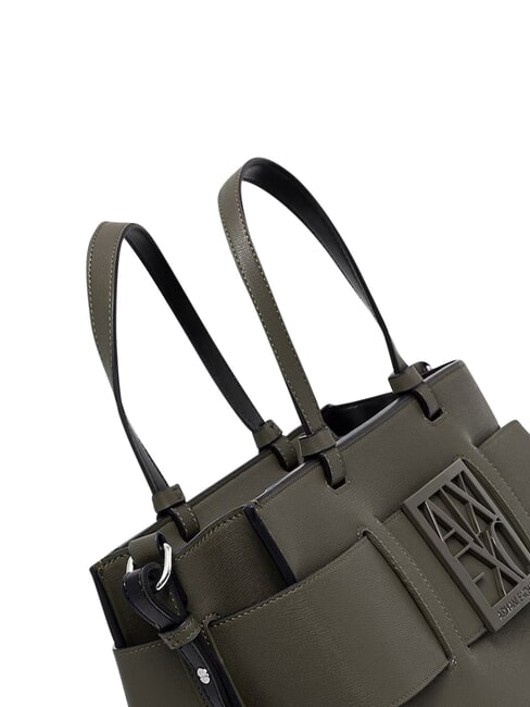 A|X BUCKLE Cumpărător manual, cu curea de umăr savană - Genți femei