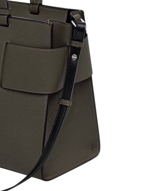 A|X BUCKLE Cumpărător manual, cu curea de umăr savană - Genți femei