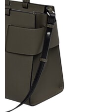 ARMANI EXCHANGE A|X BUCKLE Cumpărător manual, cu curea de umăr savană - Genți femei - 7