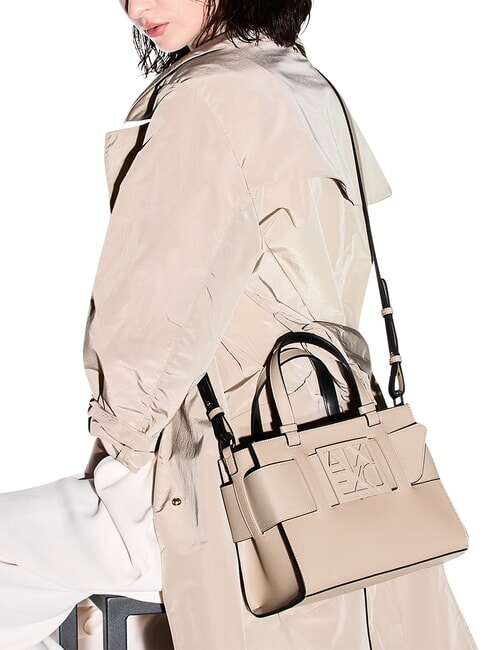 SUSIE Geantă de m&acirc;nă, cu curea de umăr nisip - Genți femei