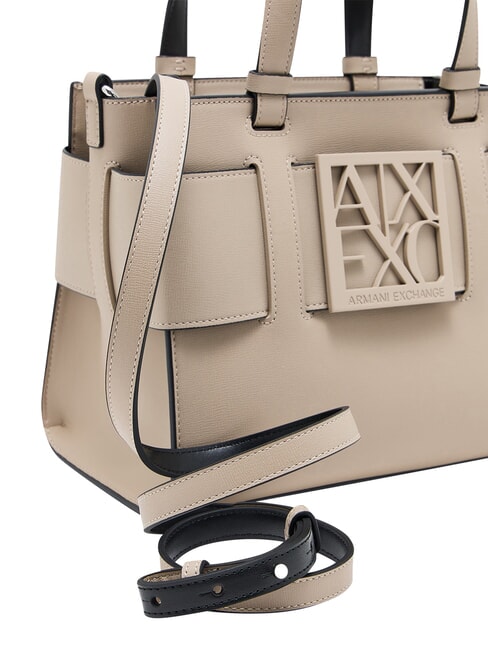 SUSIE Geantă de m&acirc;nă, cu curea de umăr nisip - Genți femei