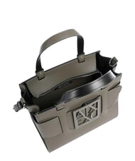 ARMANI EXCHANGE SUSIE Geantă de m&acirc;nă, cu curea de umăr savană - Genți femei - 3