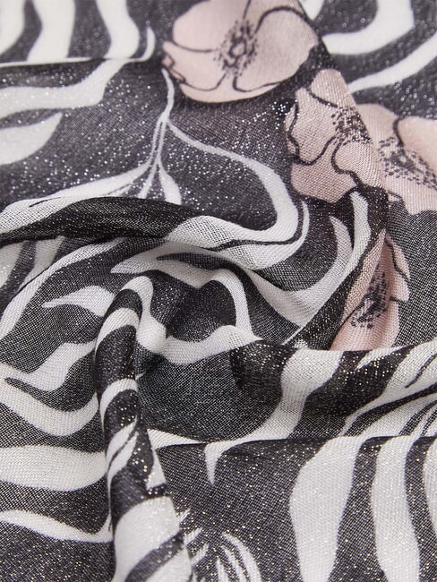 FLOWER Eşarfă BLACK - Eșarfe