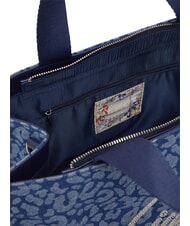 LIUJO LOGO STRASS Geantă de m&acirc;nă, cu curea de umăr den.blue animalier - Genți femei - 6