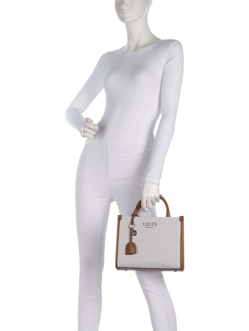 RIDHI Geantă de m&acirc;nă, cu curea de umăr natural/sequoia - Genți femei