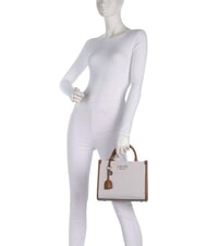 LIUJO RIDHI Geantă de m&acirc;nă, cu curea de umăr natural/sequoia - Genți femei - 7