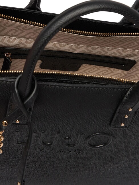 HALONA Geantă de m&acirc;nă, cu curea de umăr BLACK - Genți femei