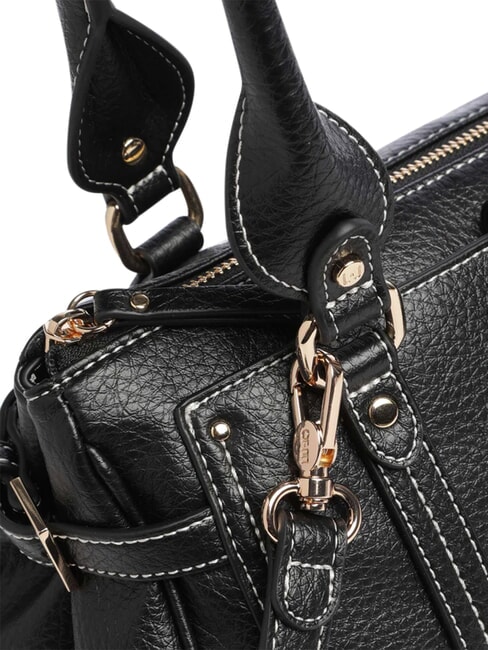 CORNIOLA Geantă de umăr, cu curea de umăr detașabilă BLACK - Genți femei