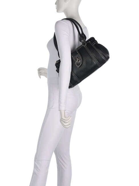 CORNIOLA Geantă de umăr, cu curea de umăr detașabilă BLACK - Genți femei