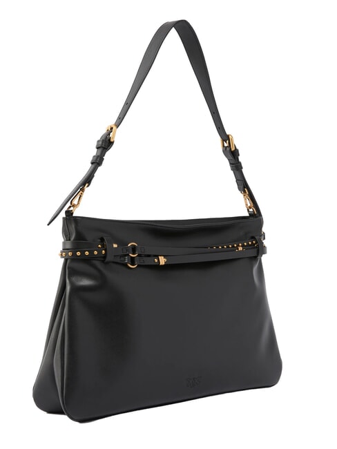 BELT BAG Geantă mare aur negru-vechi - Genți femei