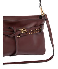PINKO BELT BAG Geantă mică vin de burgundă - aur antic - Genți femei - 4