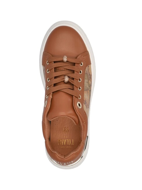 GEO  Teniși pentru femei Piele / Geo Beige - Pantofi femei