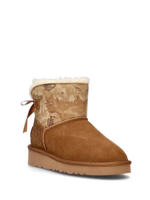 GEO Ghete cu căptușeală p&acirc;nă la gleznă NATURAL - Pantofi femei