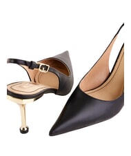 GAUD&Igrave; CRISTEL Decolteu Chanel, din piele BLACK - Pantofi femei - 3