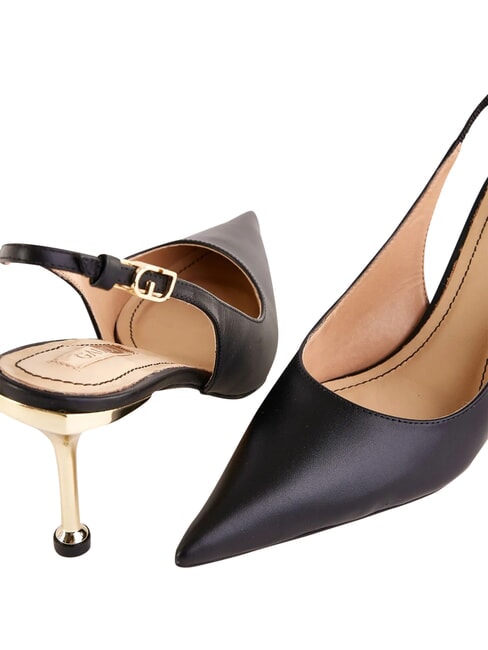 CRISTEL Decolteu Chanel, din piele BLACK - Pantofi femei