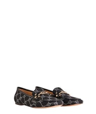 GAUD&Igrave; TULSA Mocasin jacquard BLACK - Pantofi femei - 2