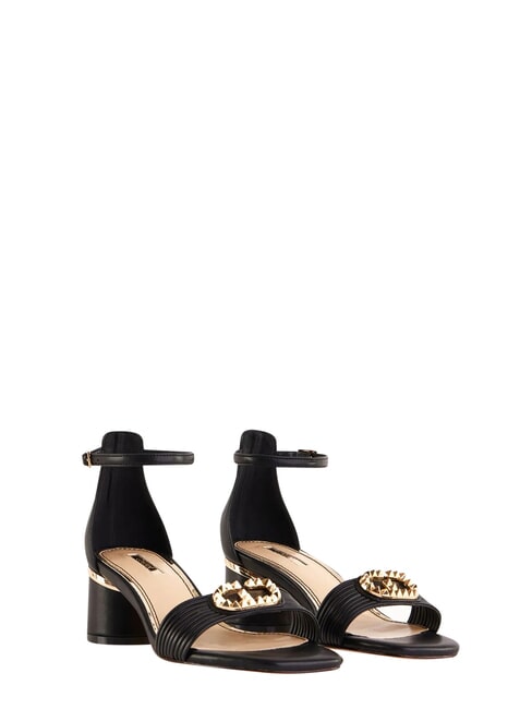VALENCIA GREEDY Sandale &icirc;nalte BLACK - Pantofi femei