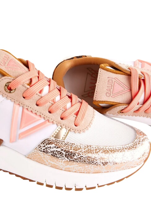 ICONICA BOOM DAY Adidași din piele ALB / PLATIN - Pantofi femei