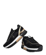 GAUD&Igrave; I DEA Adidași din piele BLACK - Pantofi femei - 3