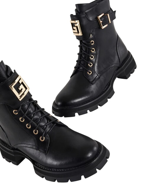 ARIEL Ghete din piele pentru gleznă BLACK - Pantofi femei