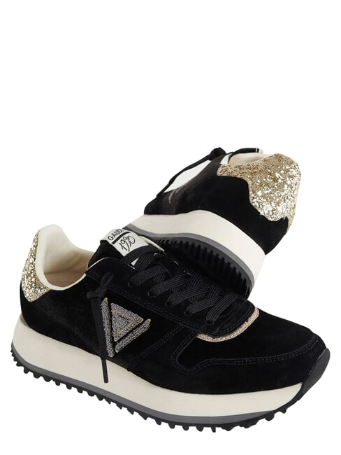 I CASSIE Adidași din piele BLACK - Pantofi femei