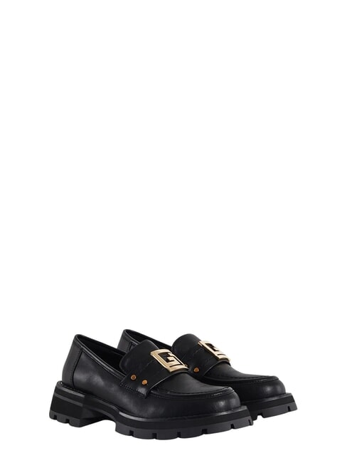 ARIEL Mocasin din piele BLACK - Pantofi femei