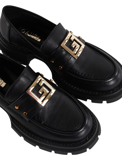 ARIEL Mocasin din piele BLACK - Pantofi femei