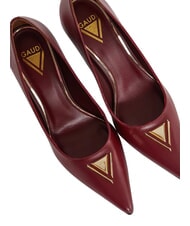 GAUD&Igrave; COLETTE Decolteu din piele Burgundia - Pantofi femei - 3