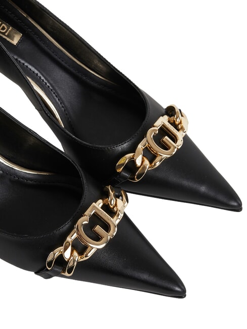 CRISTEL Decolteu din piele BLACK - Pantofi femei