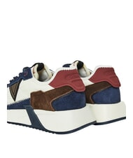 GAUD&Igrave; ICONICA Tenișor din piele mixtă bleumarin/tofu - Pantofi bărbați - 3