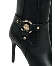 GAUD&Igrave; COLETTE Ghete la gleznă, din piele BLACK - Pantofi femei - 3