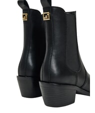 GAUD&Igrave; FELICIA Ghete la gleznă, din piele BLACK - Pantofi femei - 3