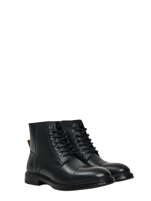 I CONNOR CRUST Pantofii Beatles BLACK - Pantofi bărbați