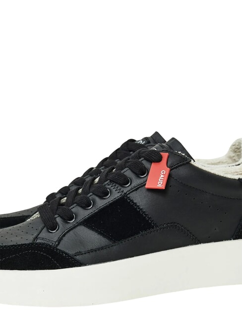 FUSION Adidași din piele BLACK - Pantofi bărbați