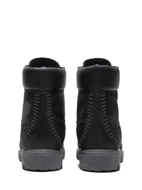 6 INCH Ghete din piele pentru gleznă negru - Pantofi bărbați