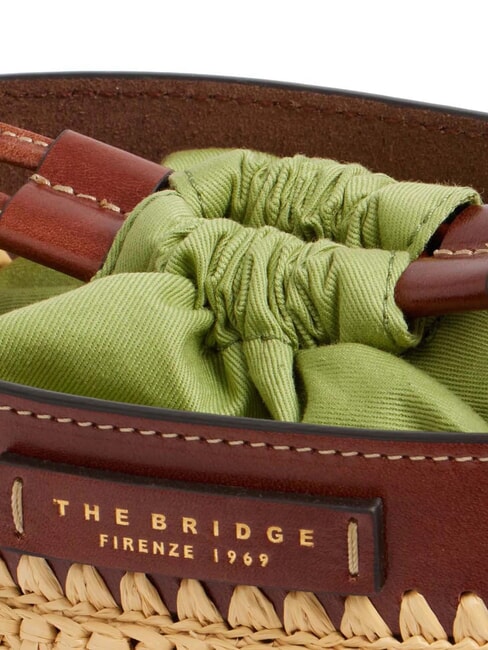 LUNA  Geantă de umăr tip găleată BROWN - Genți femei